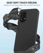 Луксозен силиконов гръб ТПУ ултра тънък МАТ за Samsung Galaxy A13 4G A135F / Samsung Galaxy A13 A137F черен 